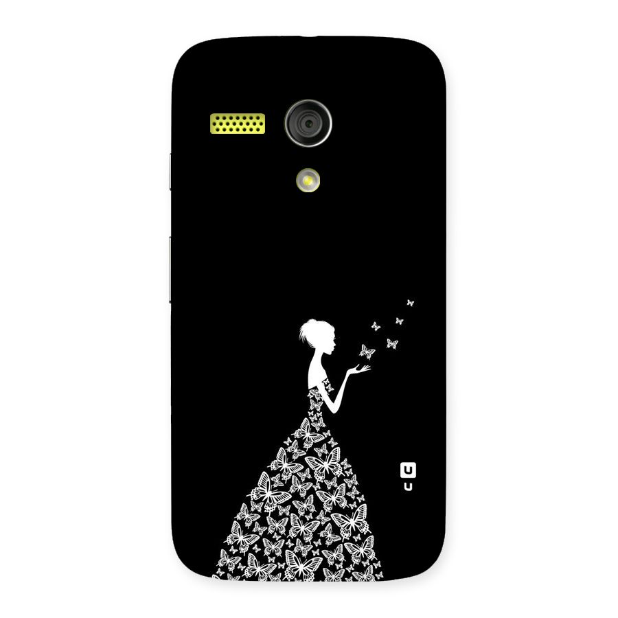 Butterfly Dress Back Case for Moto G