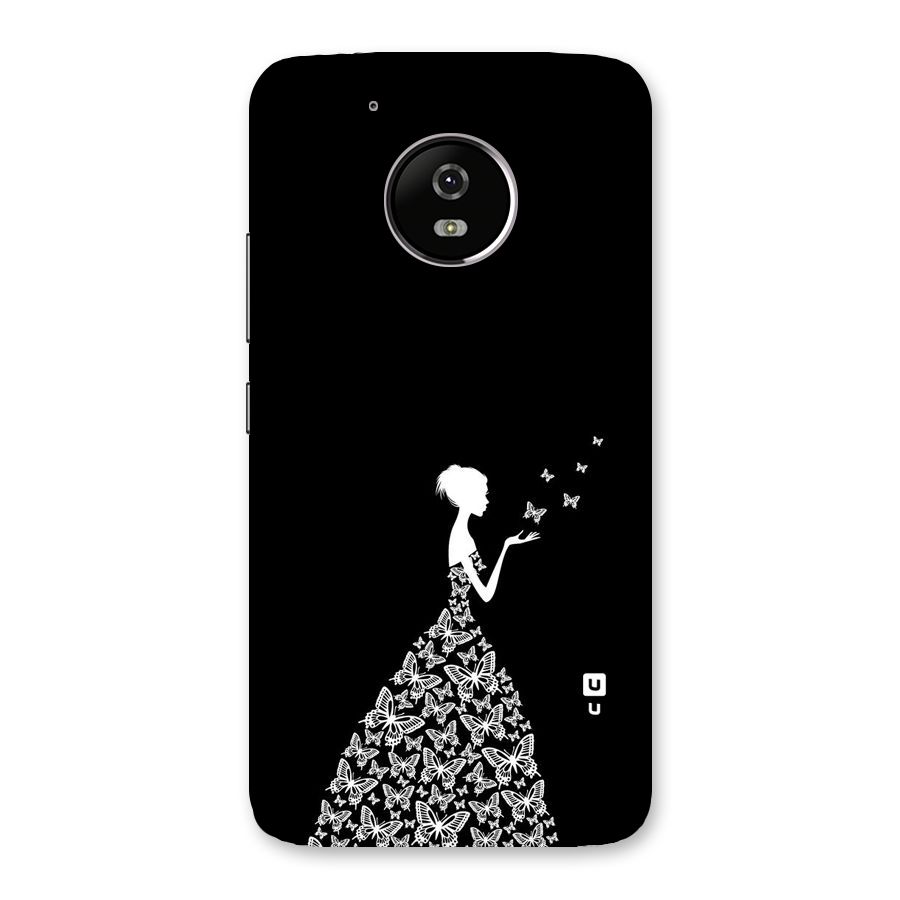 Butterfly Dress Back Case for Moto G5