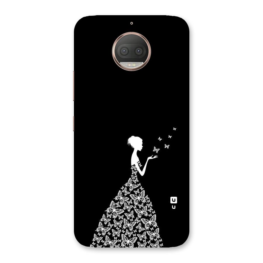 Butterfly Dress Back Case for Moto G5s Plus