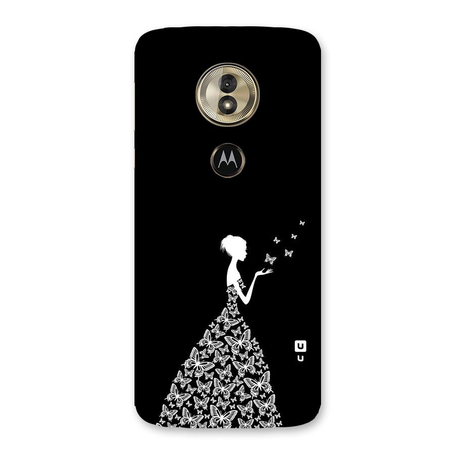 Butterfly Dress Back Case for Moto G6 Play