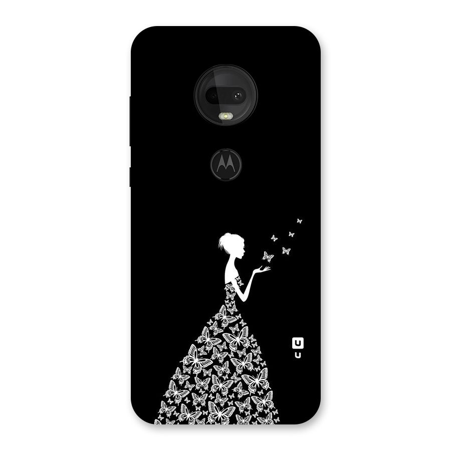 Butterfly Dress Back Case for Moto G7