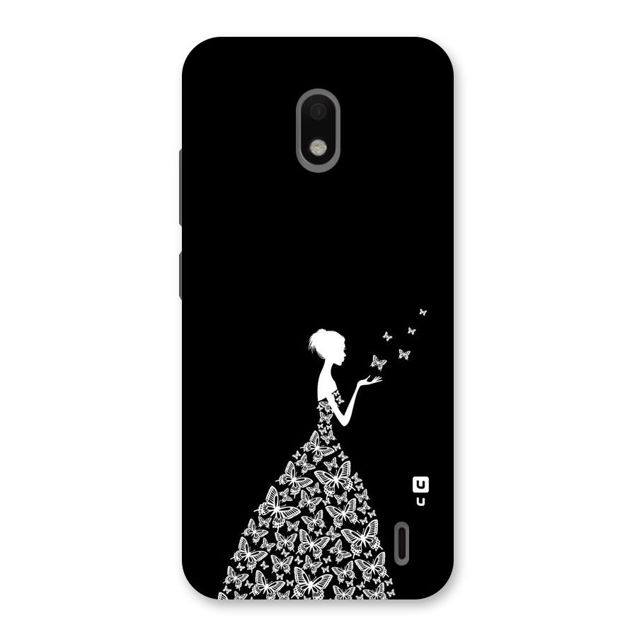Butterfly Dress Back Case for Nokia 2.2
