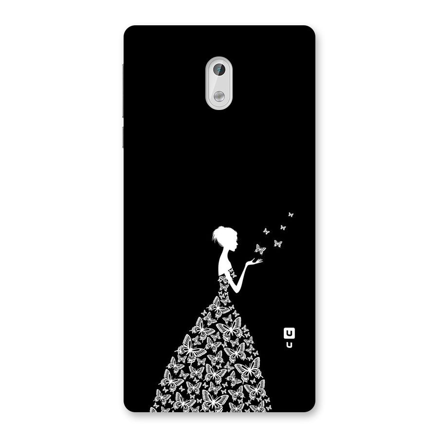 Butterfly Dress Back Case for Nokia 3