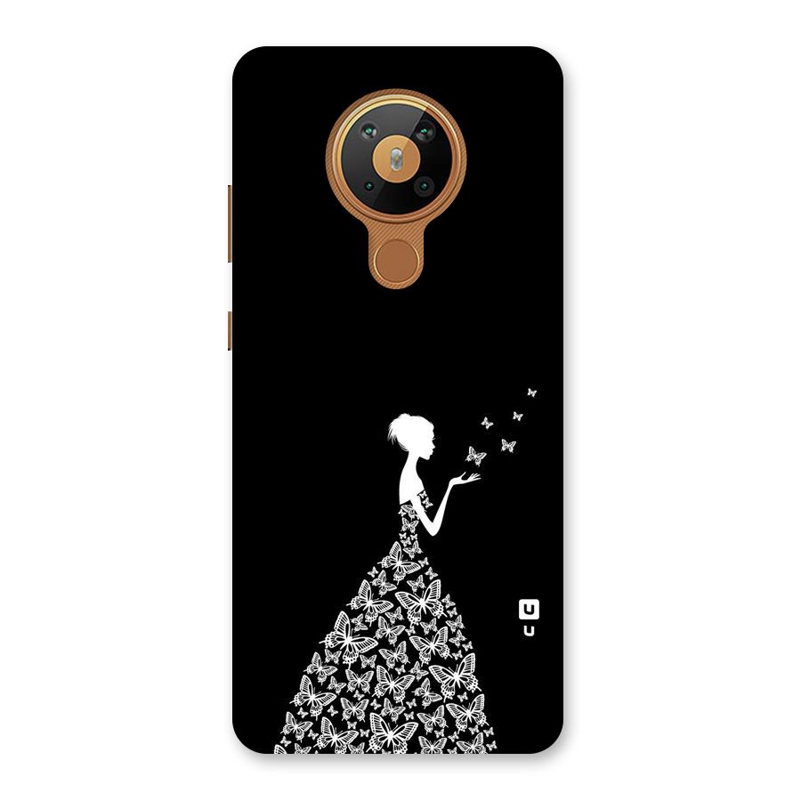 Butterfly Dress Back Case for Nokia 5.3