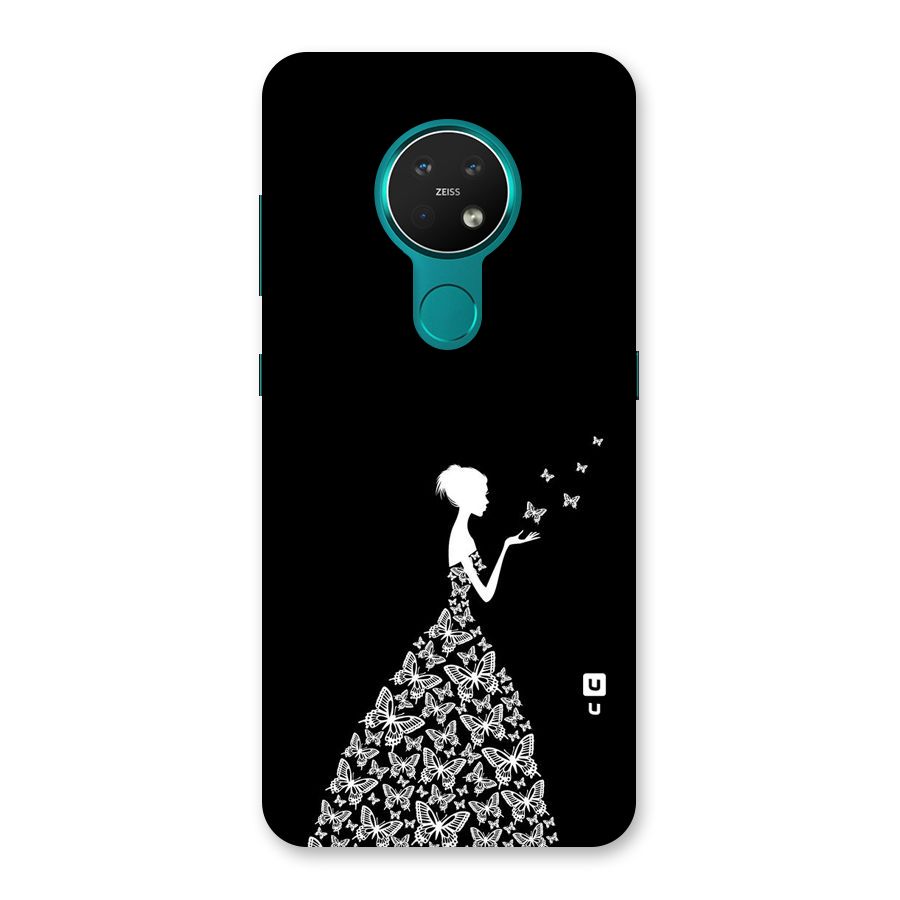 Butterfly Dress Back Case for Nokia 7.2