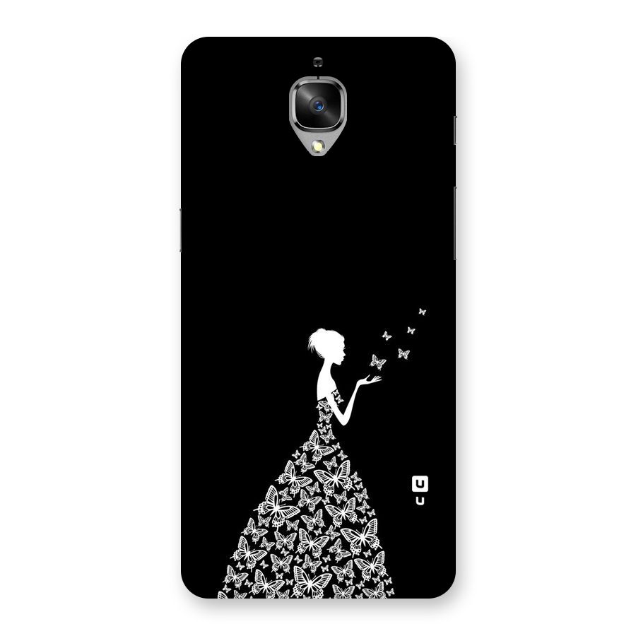 Butterfly Dress Back Case for OnePlus 3