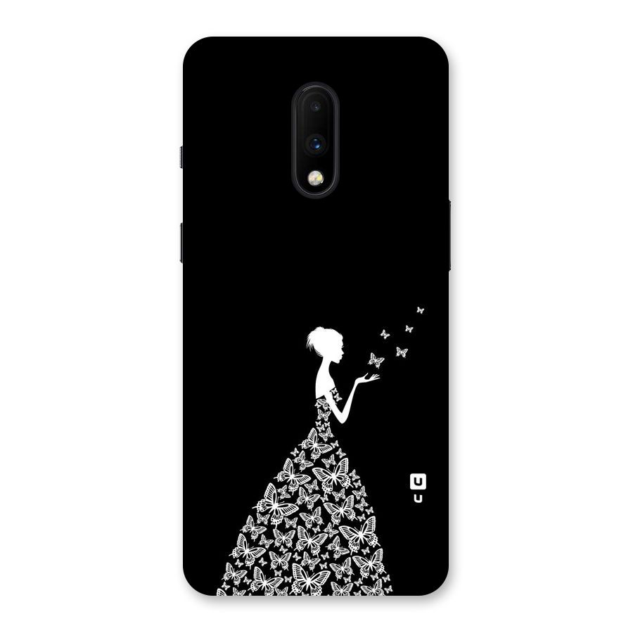 Butterfly Dress Back Case for OnePlus 7