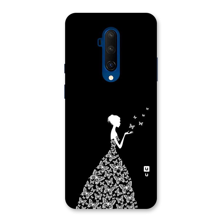 Butterfly Dress Back Case for OnePlus 7T Pro