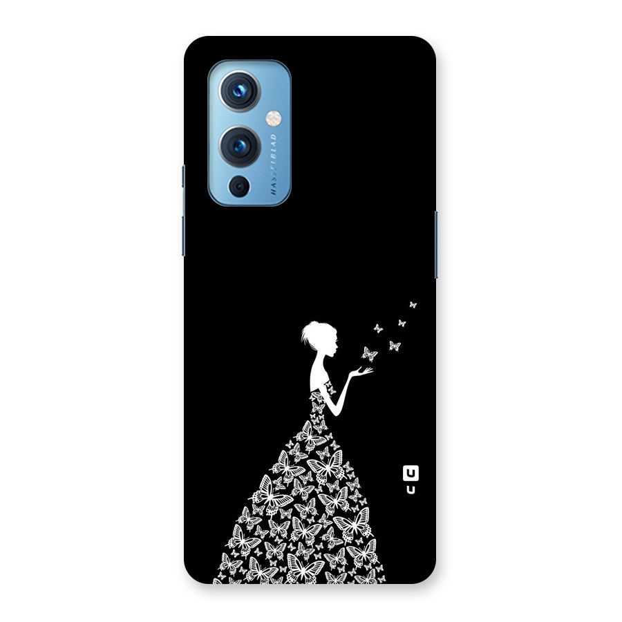 Butterfly Dress Back Case for OnePlus 9