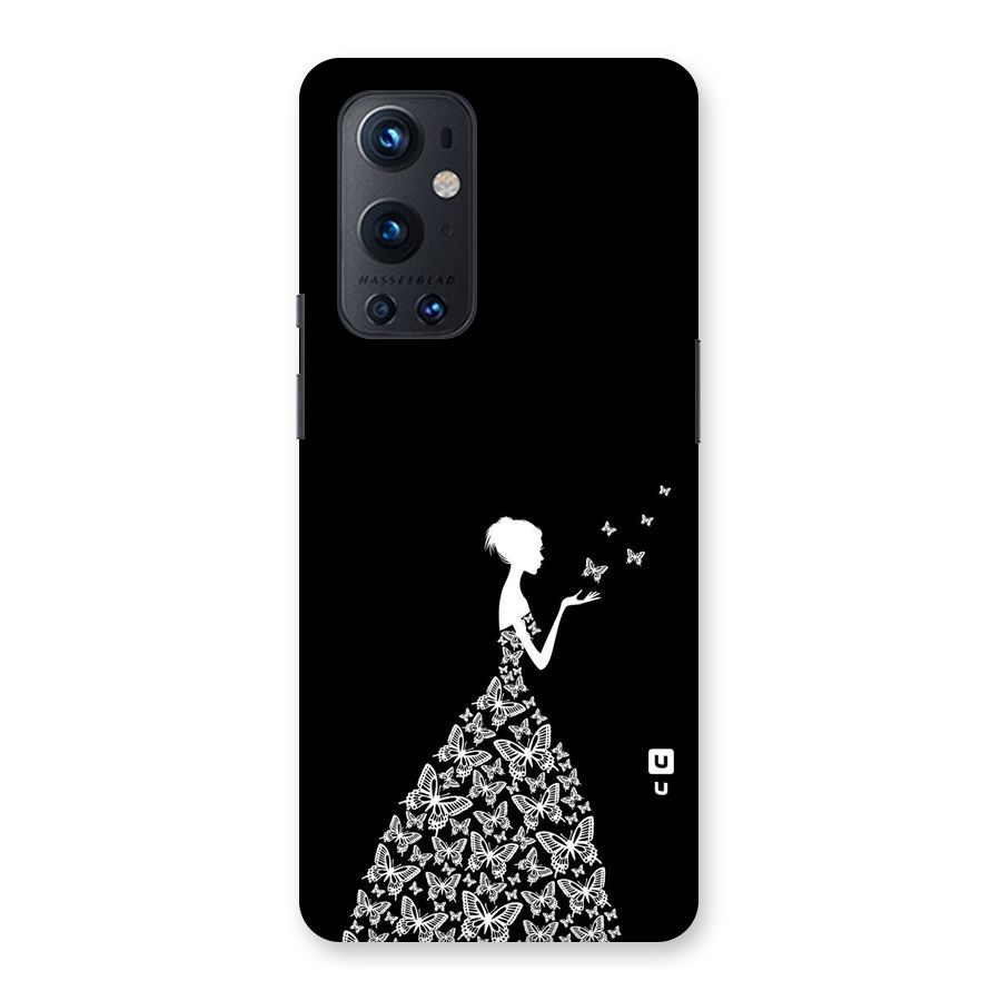 Butterfly Dress Back Case for OnePlus 9 Pro