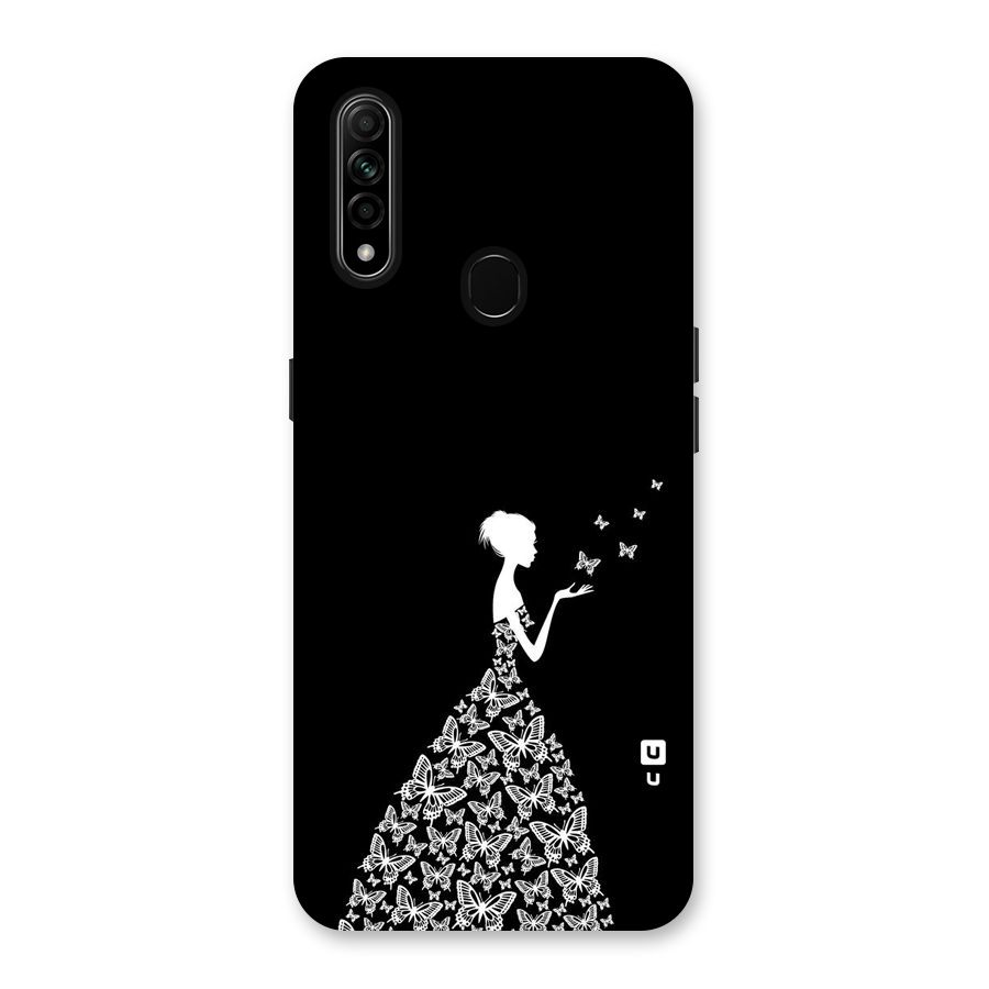 Butterfly Dress Back Case for Oppo A31