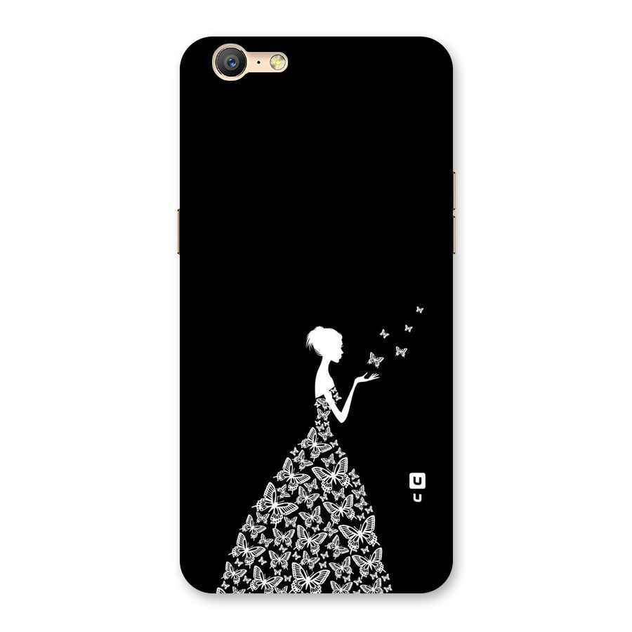 Butterfly Dress Back Case for Oppo A39