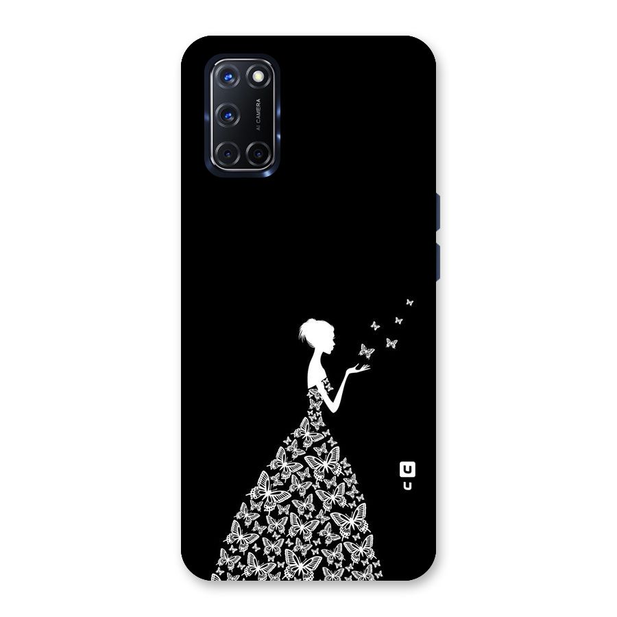 Butterfly Dress Back Case for Oppo A52