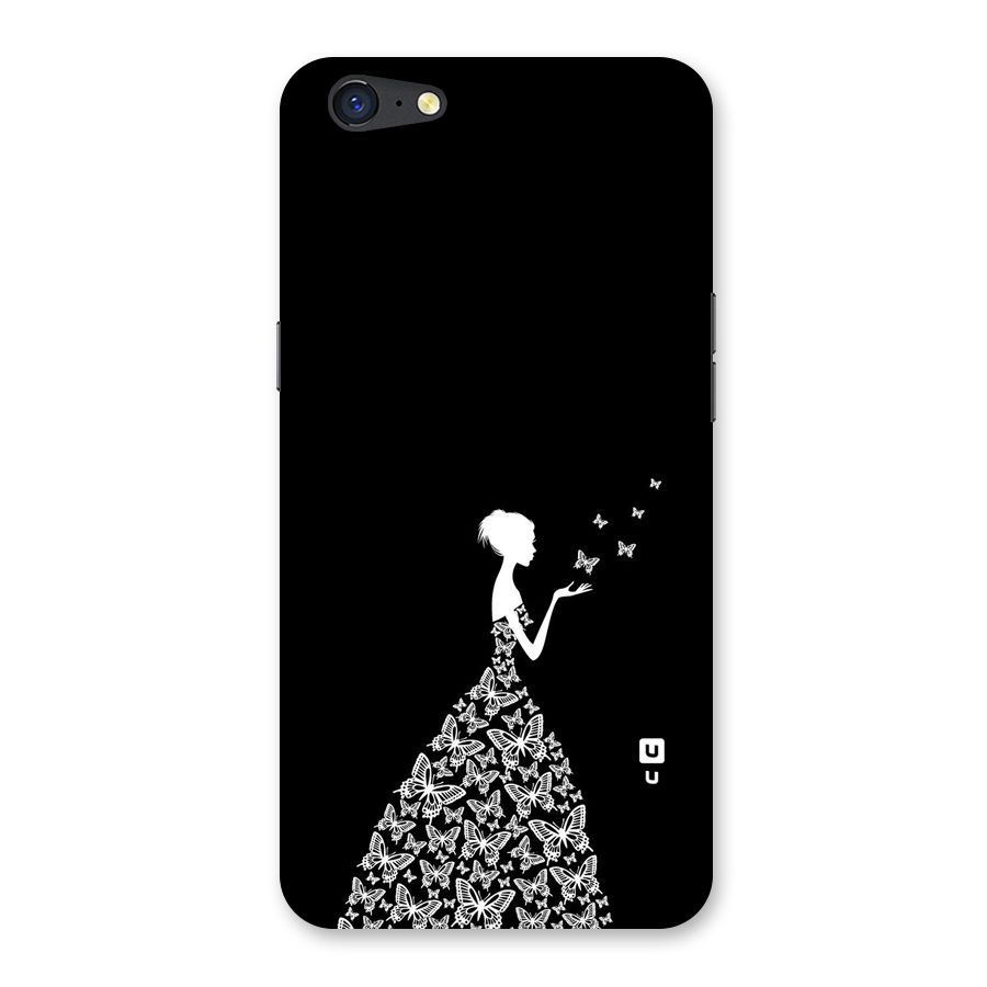 Butterfly Dress Back Case for Oppo A71