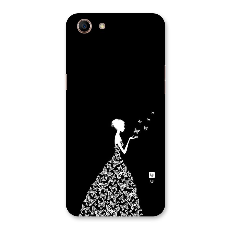 Butterfly Dress Back Case for Oppo A83 (2018)