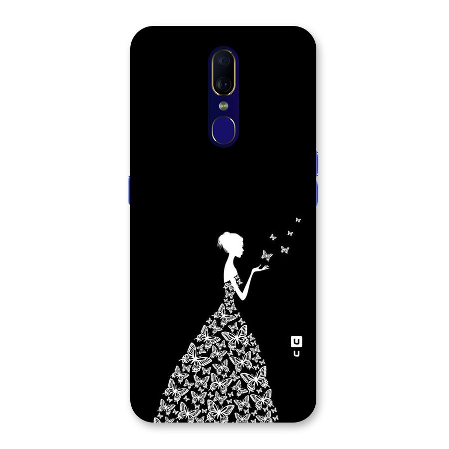 Butterfly Dress Back Case for Oppo F11