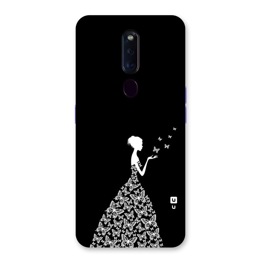 Butterfly Dress Back Case for Oppo F11 Pro