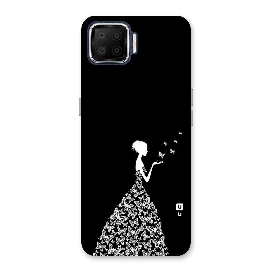 Butterfly Dress Back Case for Oppo F17