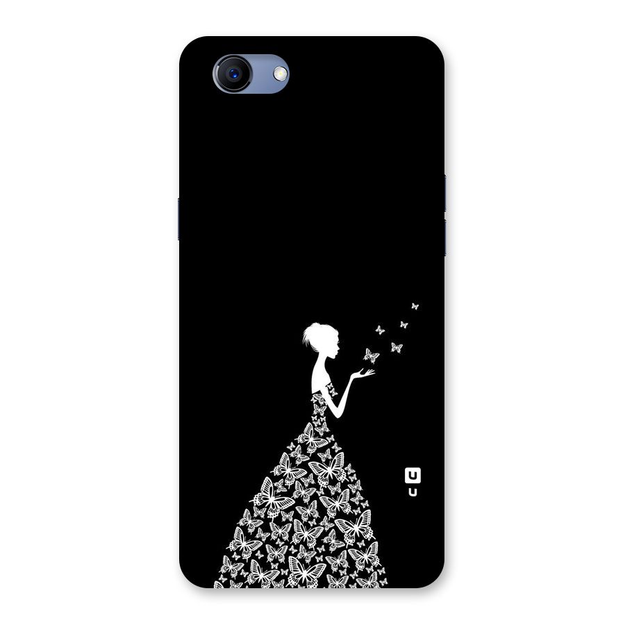 Butterfly Dress Back Case for Oppo Realme 1