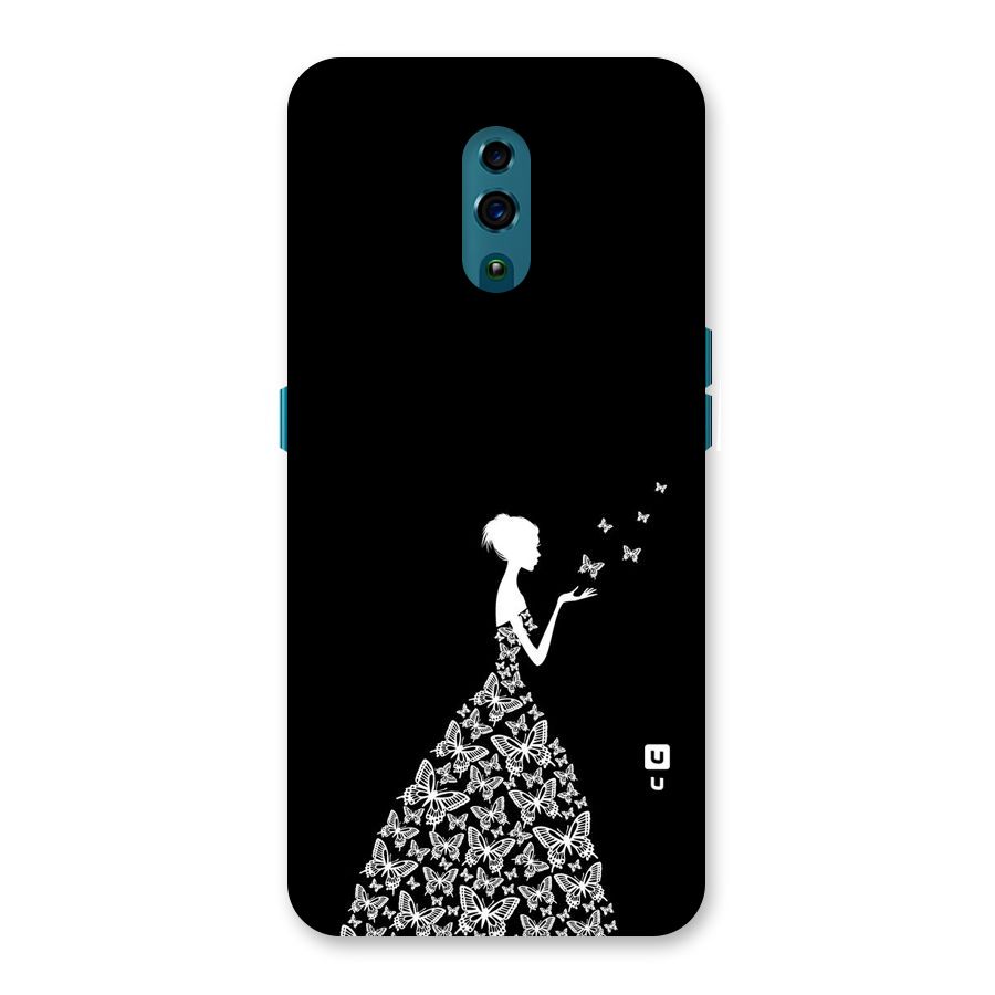Butterfly Dress Back Case for Oppo Reno