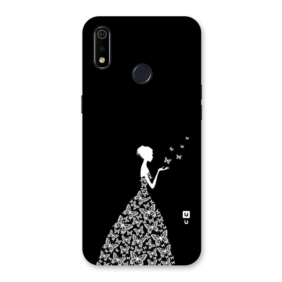 Butterfly Dress Back Case for Realme 3i