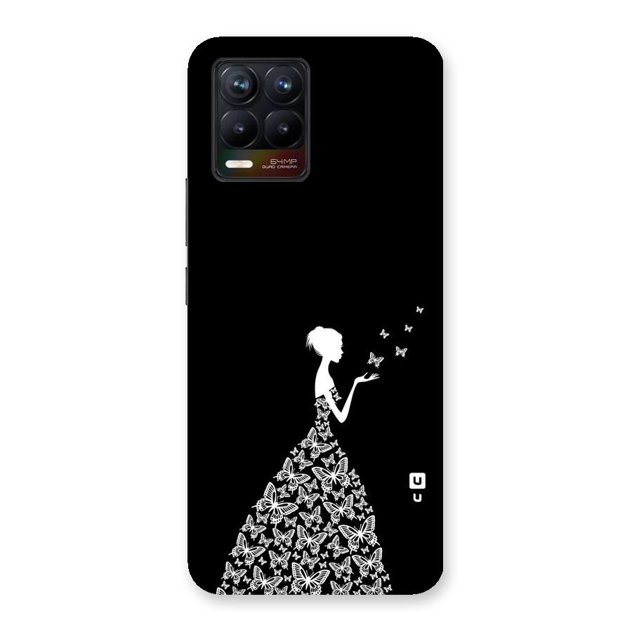 Butterfly Dress Back Case for Realme 8