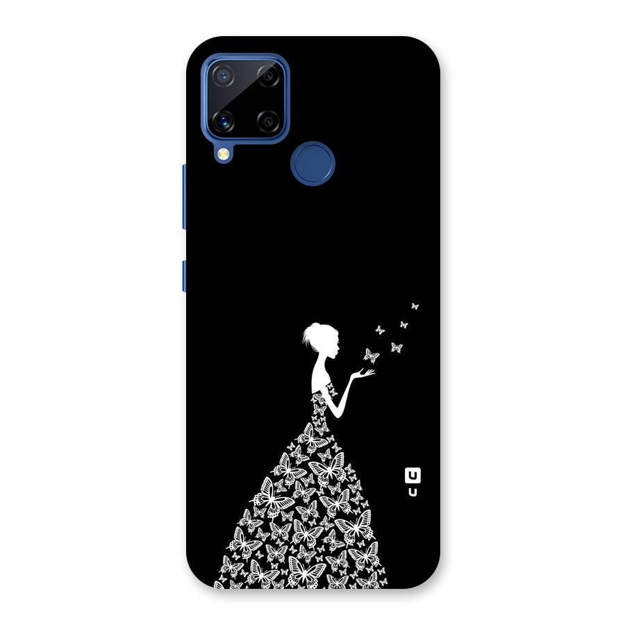 Butterfly Dress Back Case for Realme C15