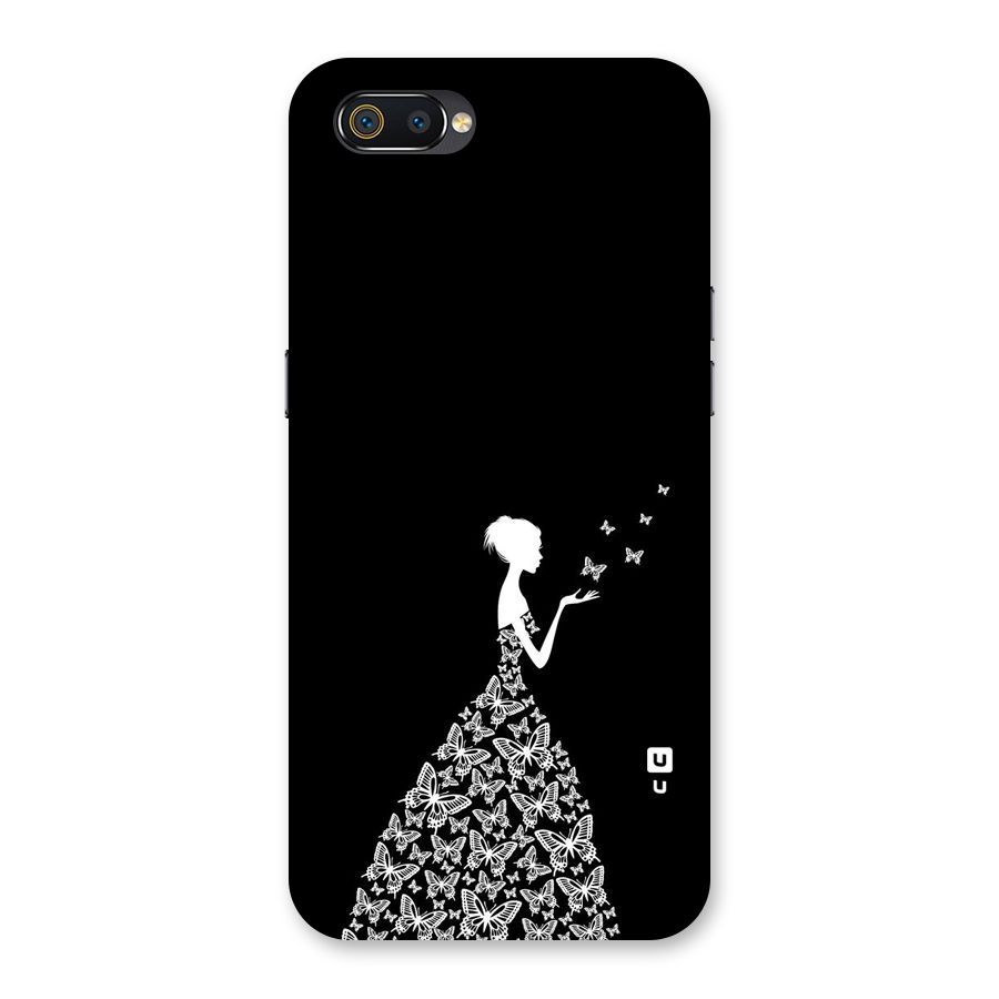 Butterfly Dress Back Case for Realme C2