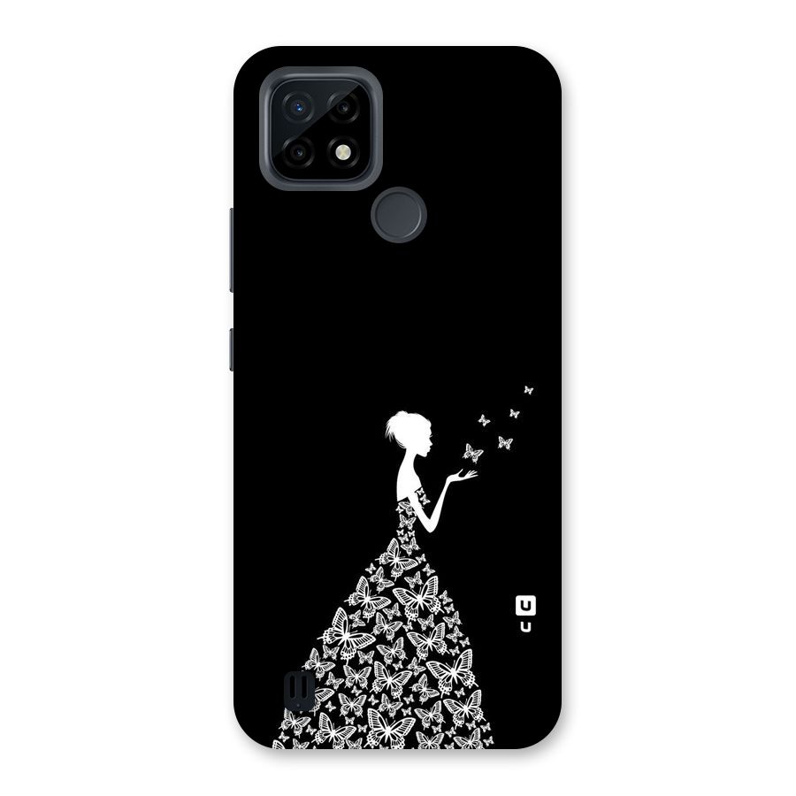Butterfly Dress Back Case for Realme C21