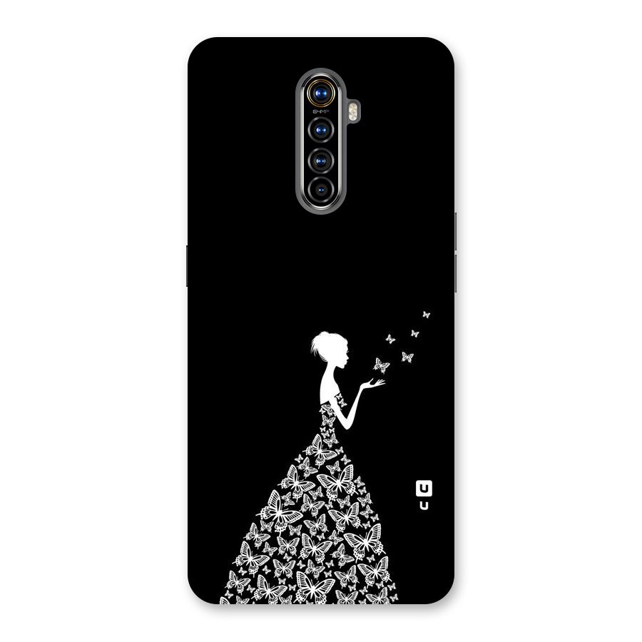 Butterfly Dress Back Case for Realme X2 Pro