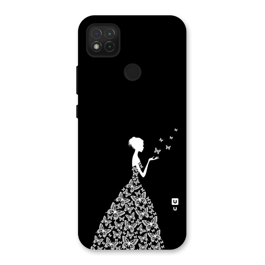 Butterfly Dress Back Case for Redmi 9