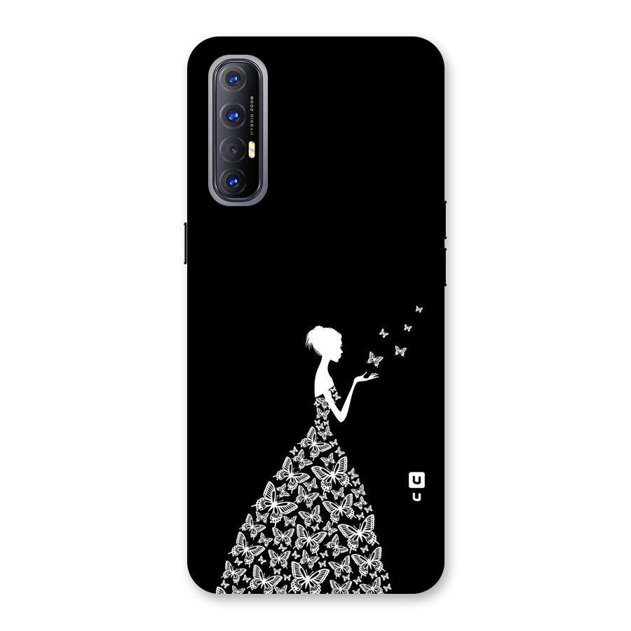 Butterfly Dress Back Case for Reno3 Pro