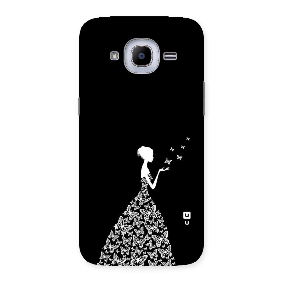 Butterfly Dress Back Case for Samsung Galaxy J2 2016