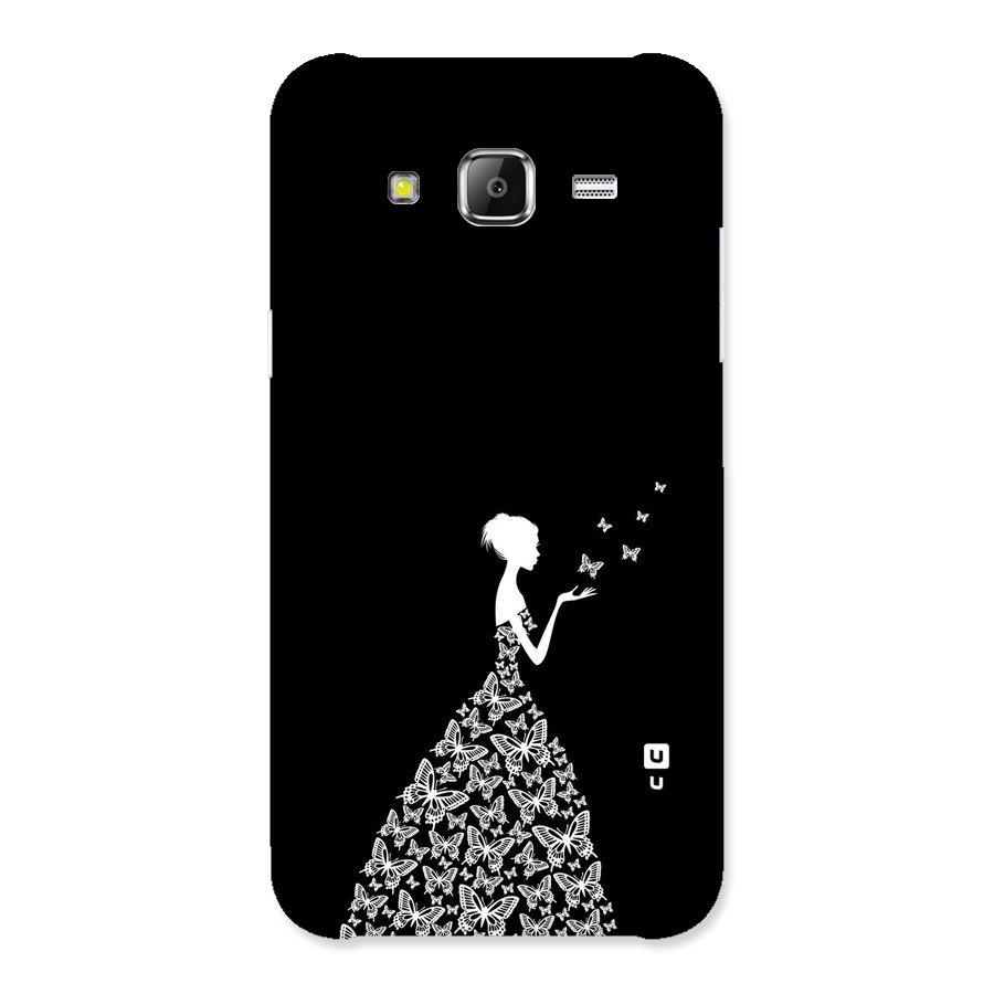 Butterfly Dress Back Case for Samsung Galaxy J2 Prime