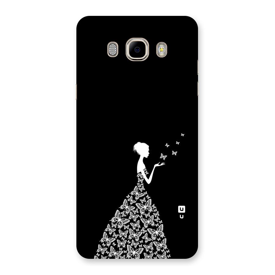 Butterfly Dress Back Case for Samsung Galaxy J7 2016