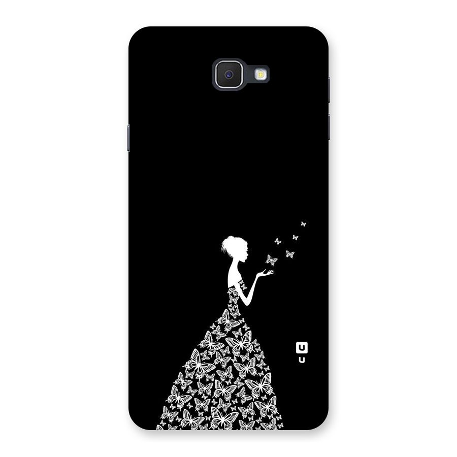 Butterfly Dress Back Case for Samsung Galaxy J7 Prime