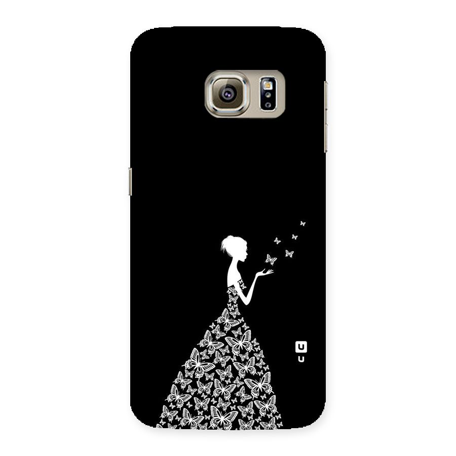 Butterfly Dress Back Case for Samsung Galaxy S6 Edge