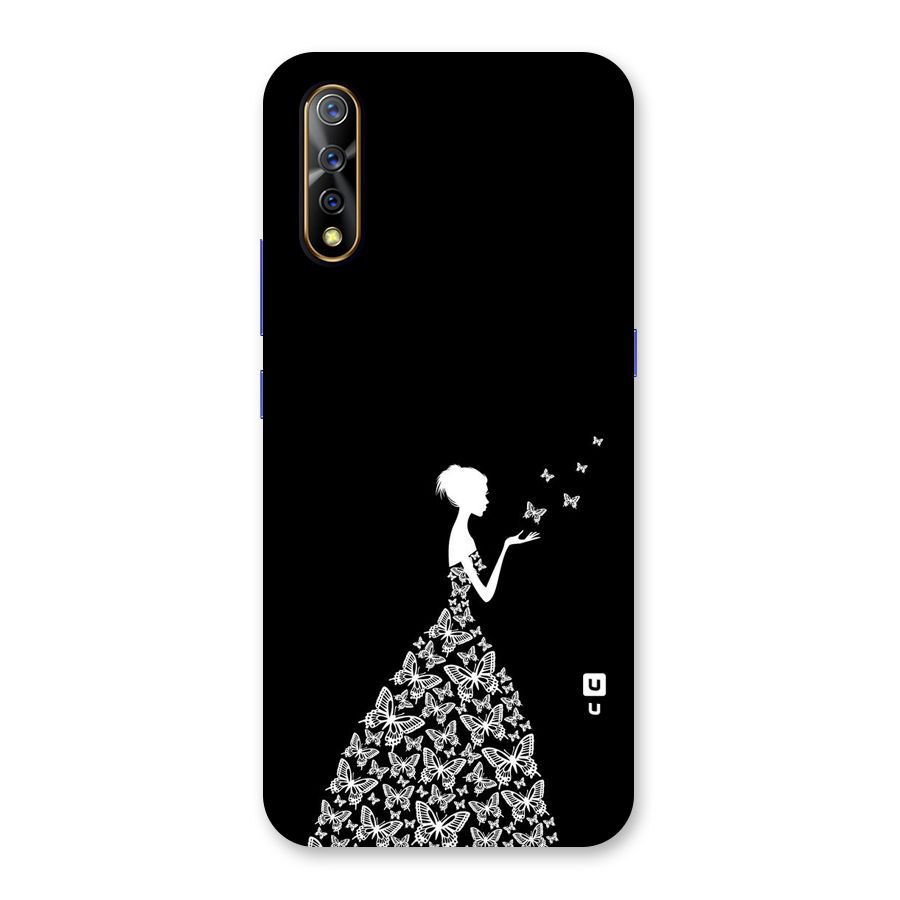 Butterfly Dress Back Case for Vivo S1