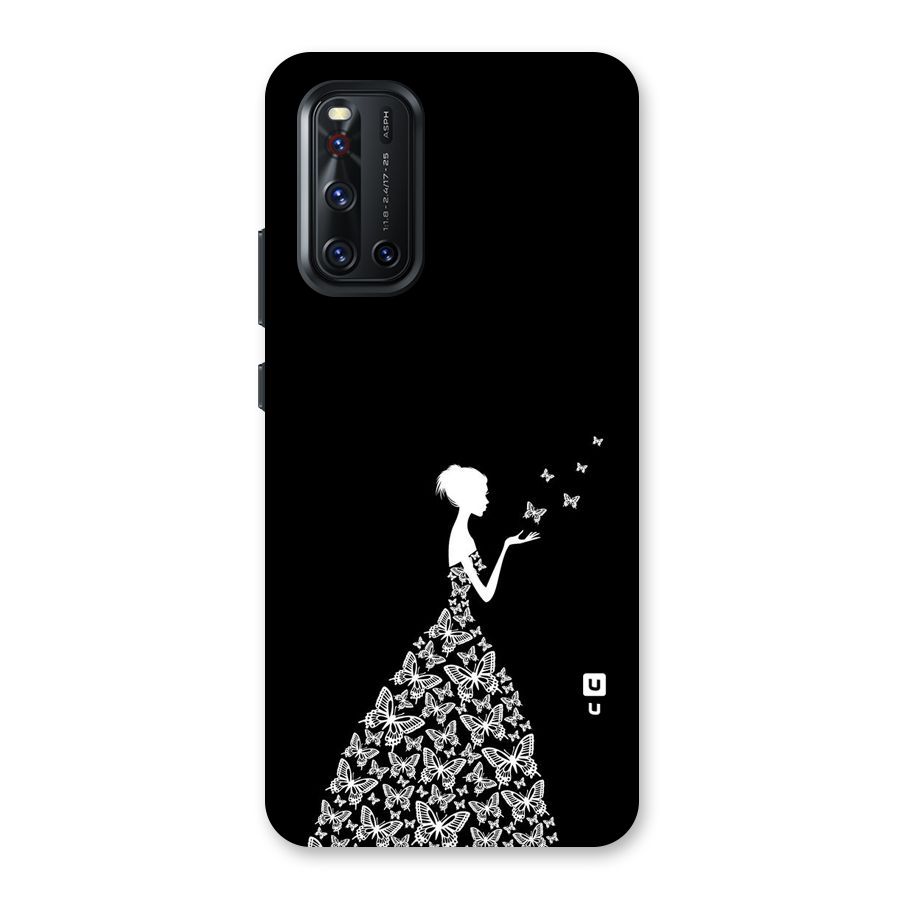 Butterfly Dress Back Case for Vivo V19