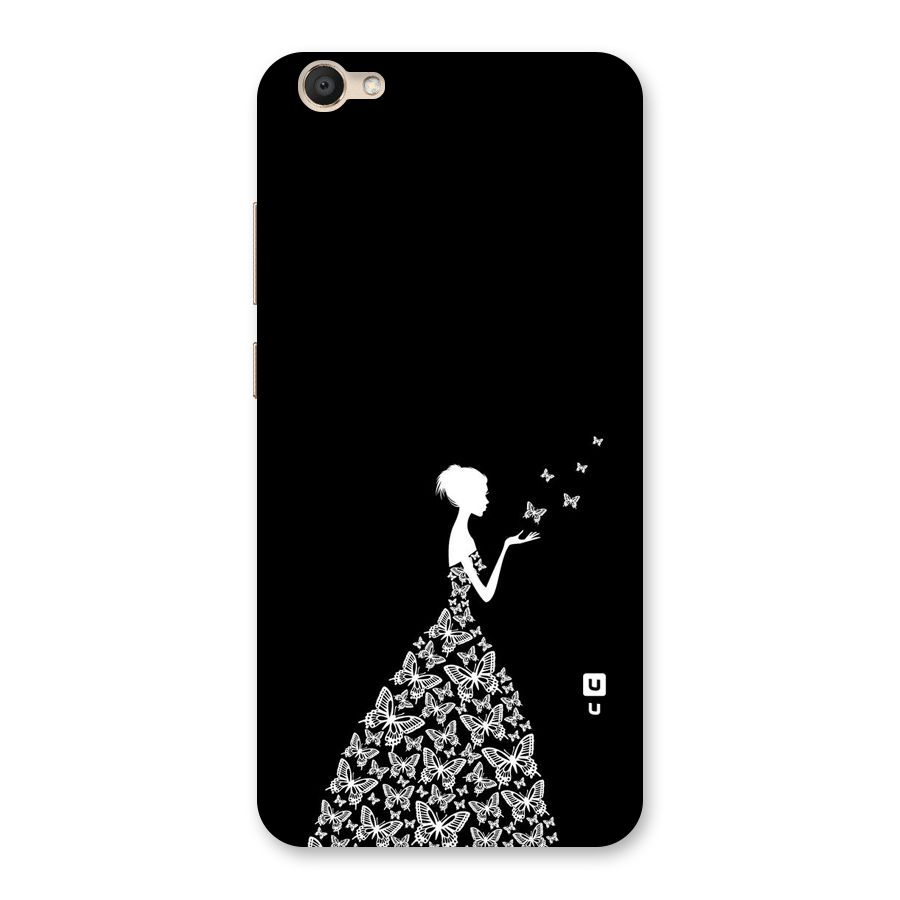 Butterfly Dress Back Case for Vivo V5