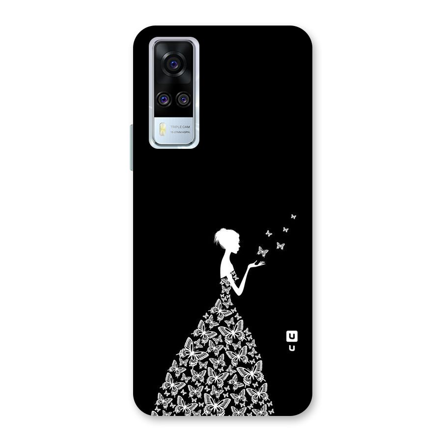 Butterfly Dress Back Case for Vivo Y31