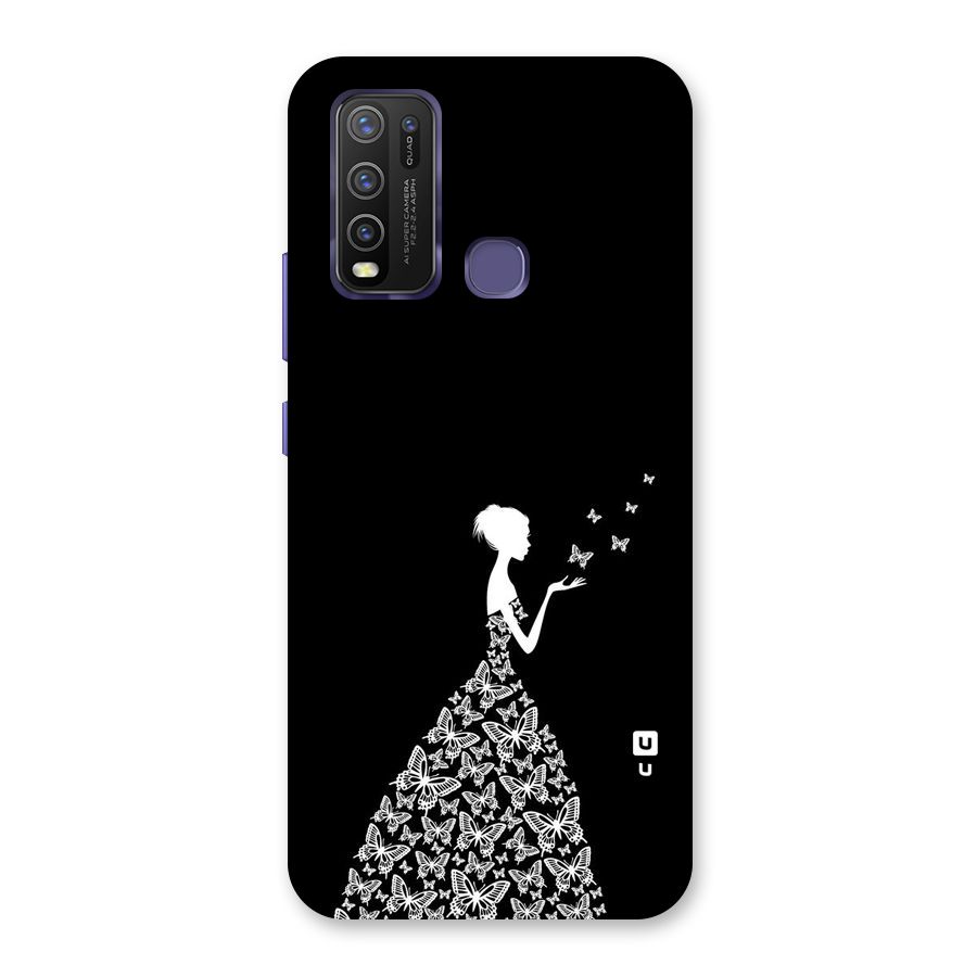 Butterfly Dress Back Case for Vivo Y50