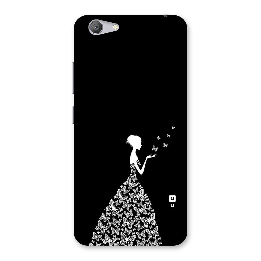 Butterfly Dress Back Case for Vivo Y53