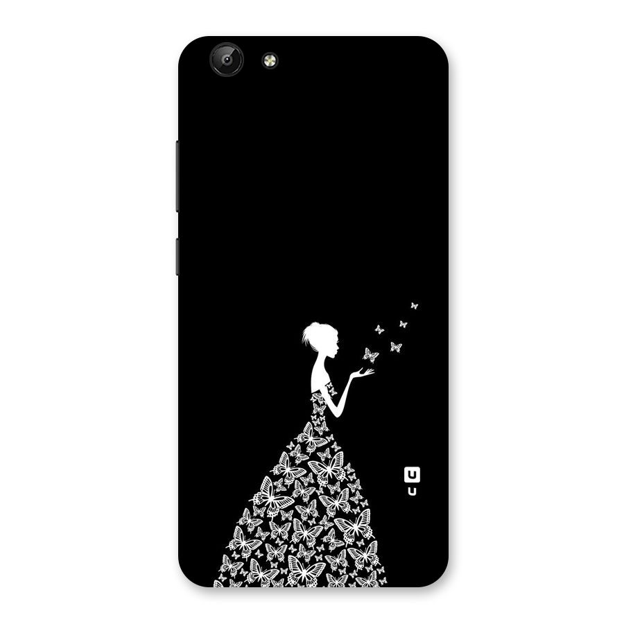 Butterfly Dress Back Case for Vivo Y69