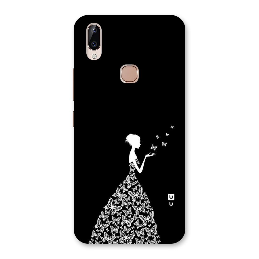Butterfly Dress Back Case for Vivo Y83 Pro