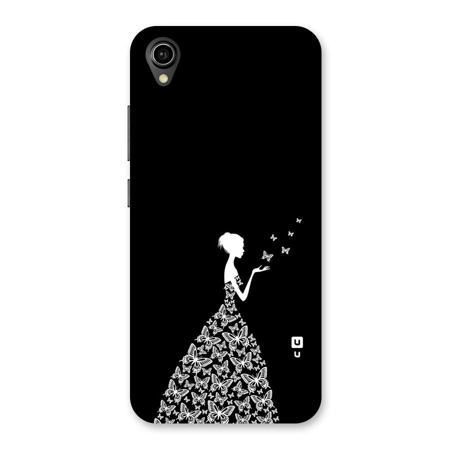 Butterfly Dress Back Case for Vivo Y90