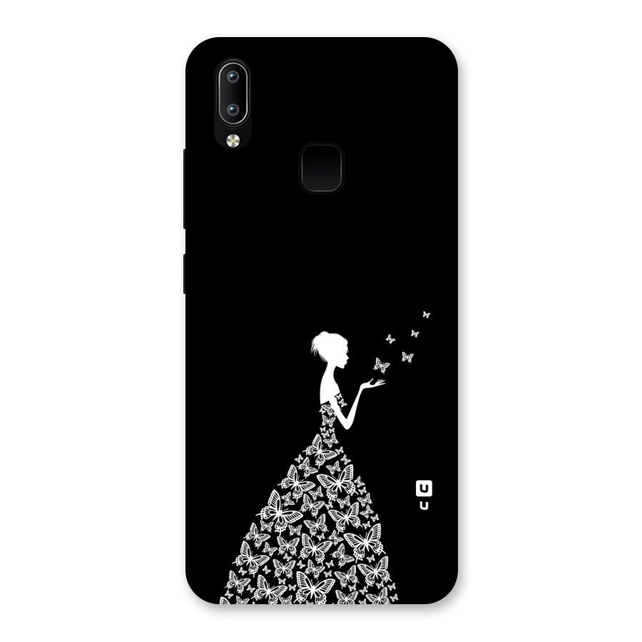 Butterfly Dress Back Case for Vivo Y93