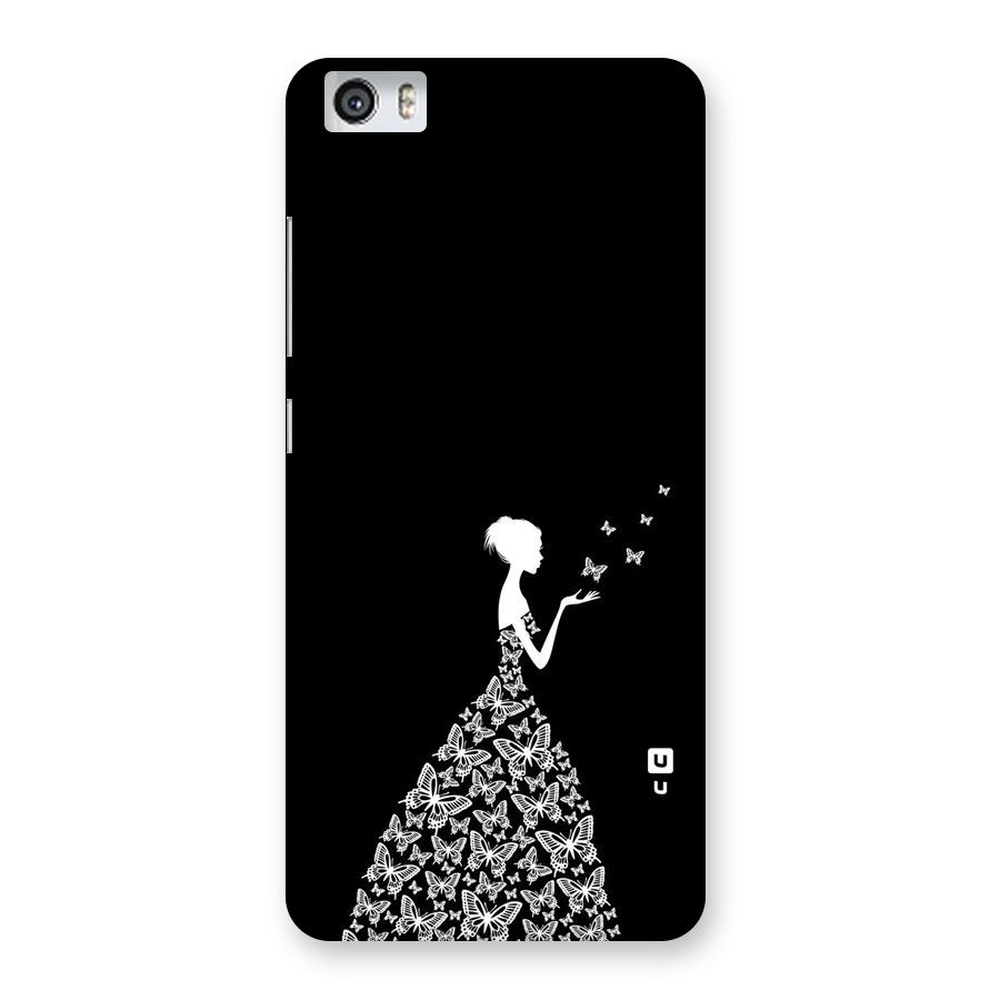 Butterfly Dress Back Case for Xiaomi Redmi Mi5