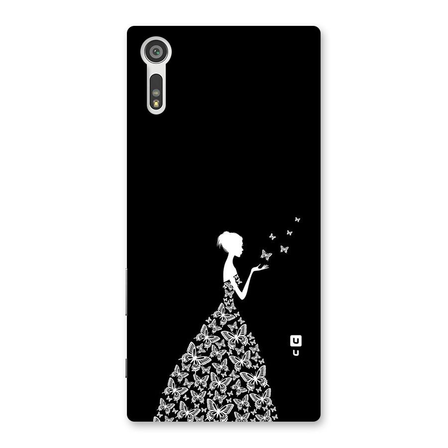 Butterfly Dress Back Case for Xperia XZ