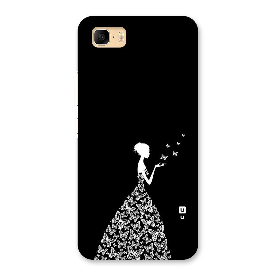 Butterfly Dress Back Case for Zenfone 3s Max